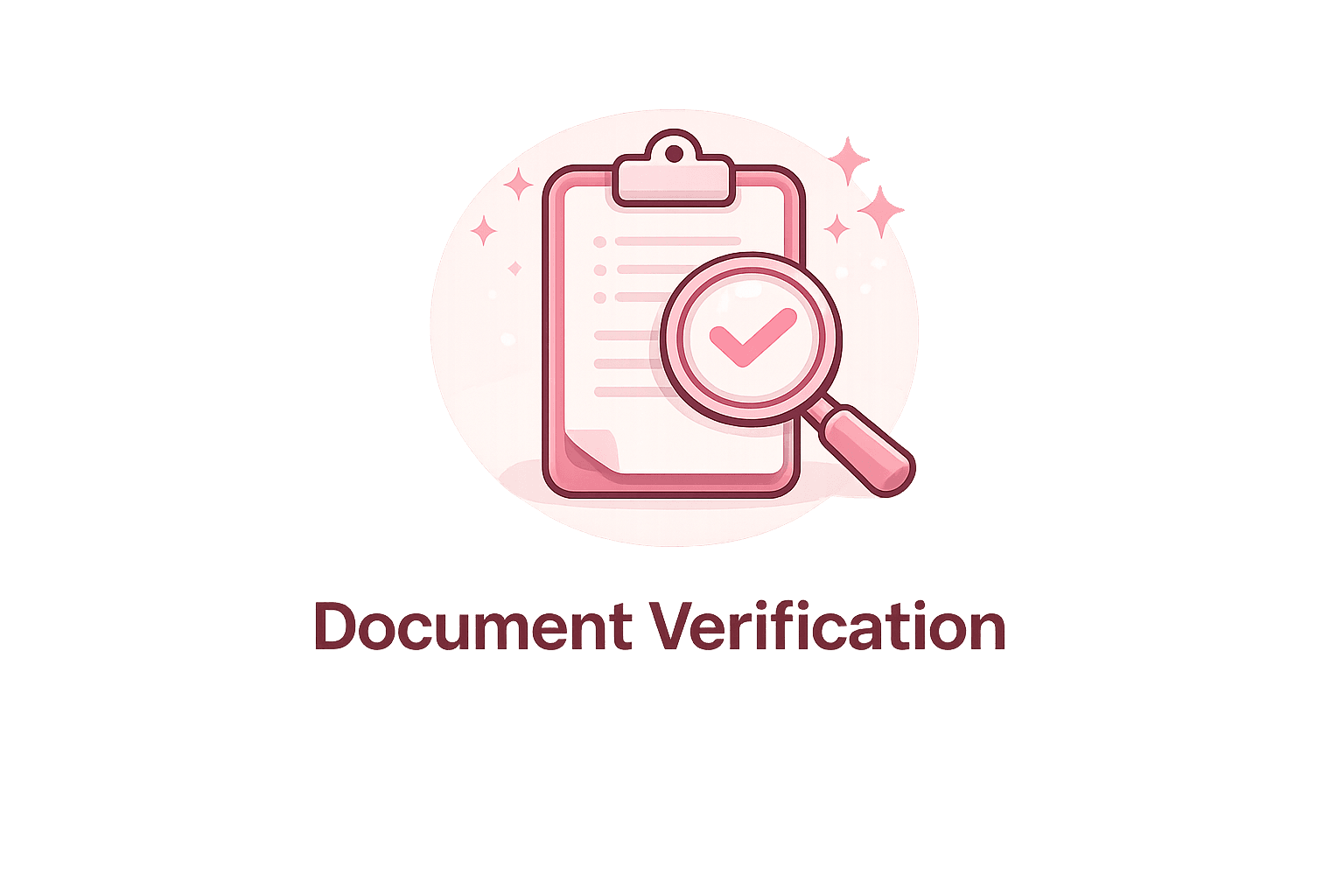 Illustration of document verification for an ApnaServo service partner