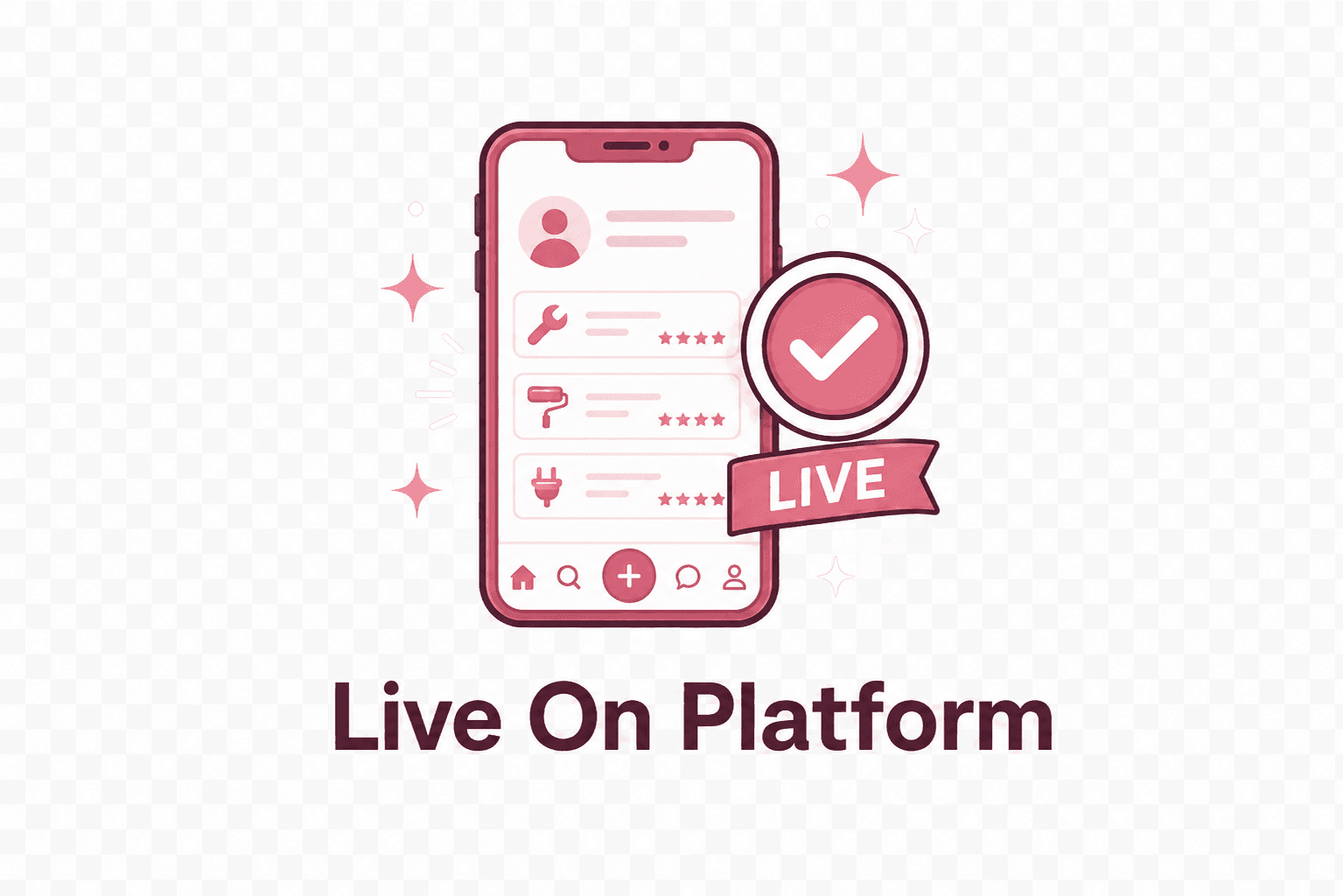 Illustration of a service partner going live on the ApnaServo platform