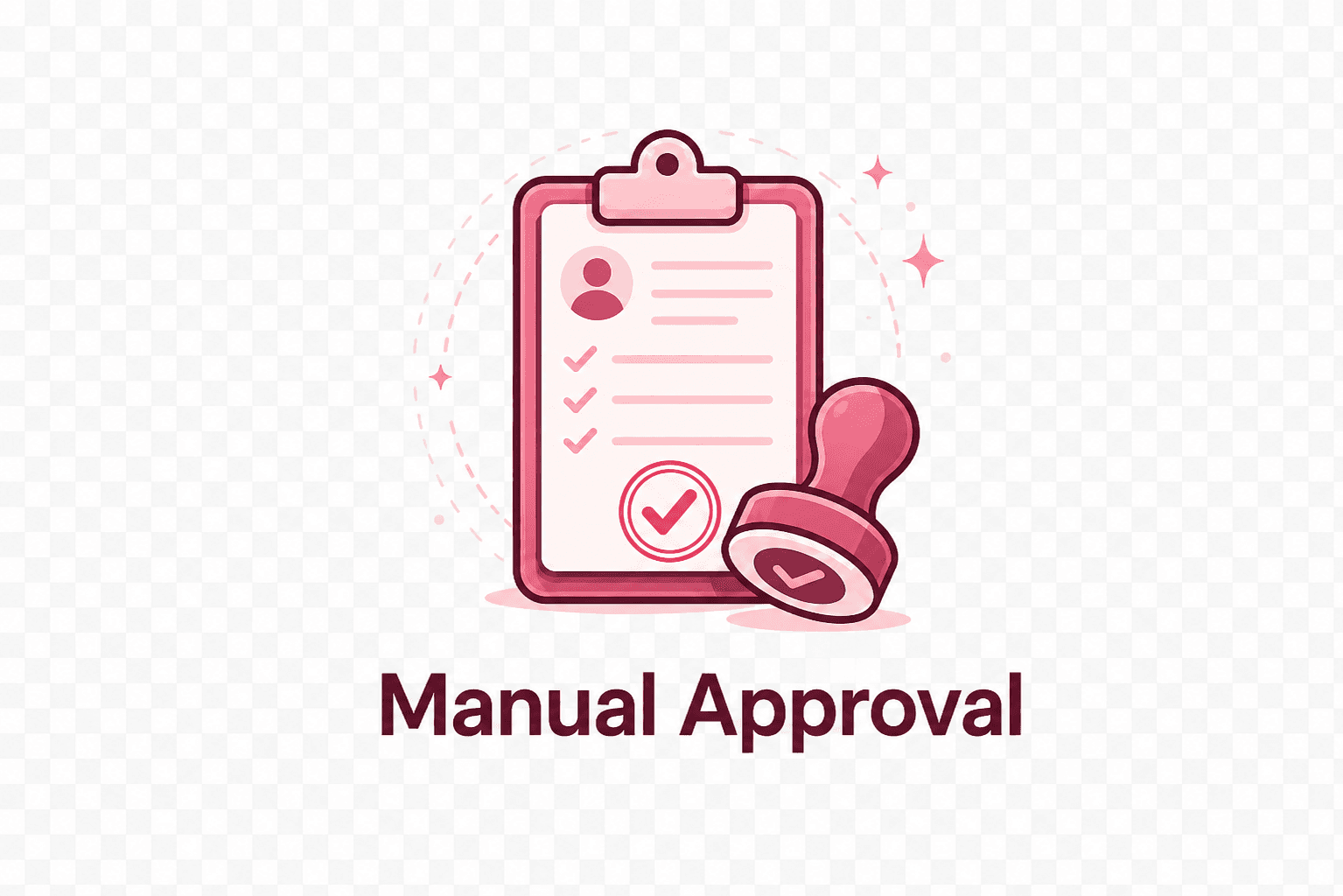 Illustration of manual partner approval